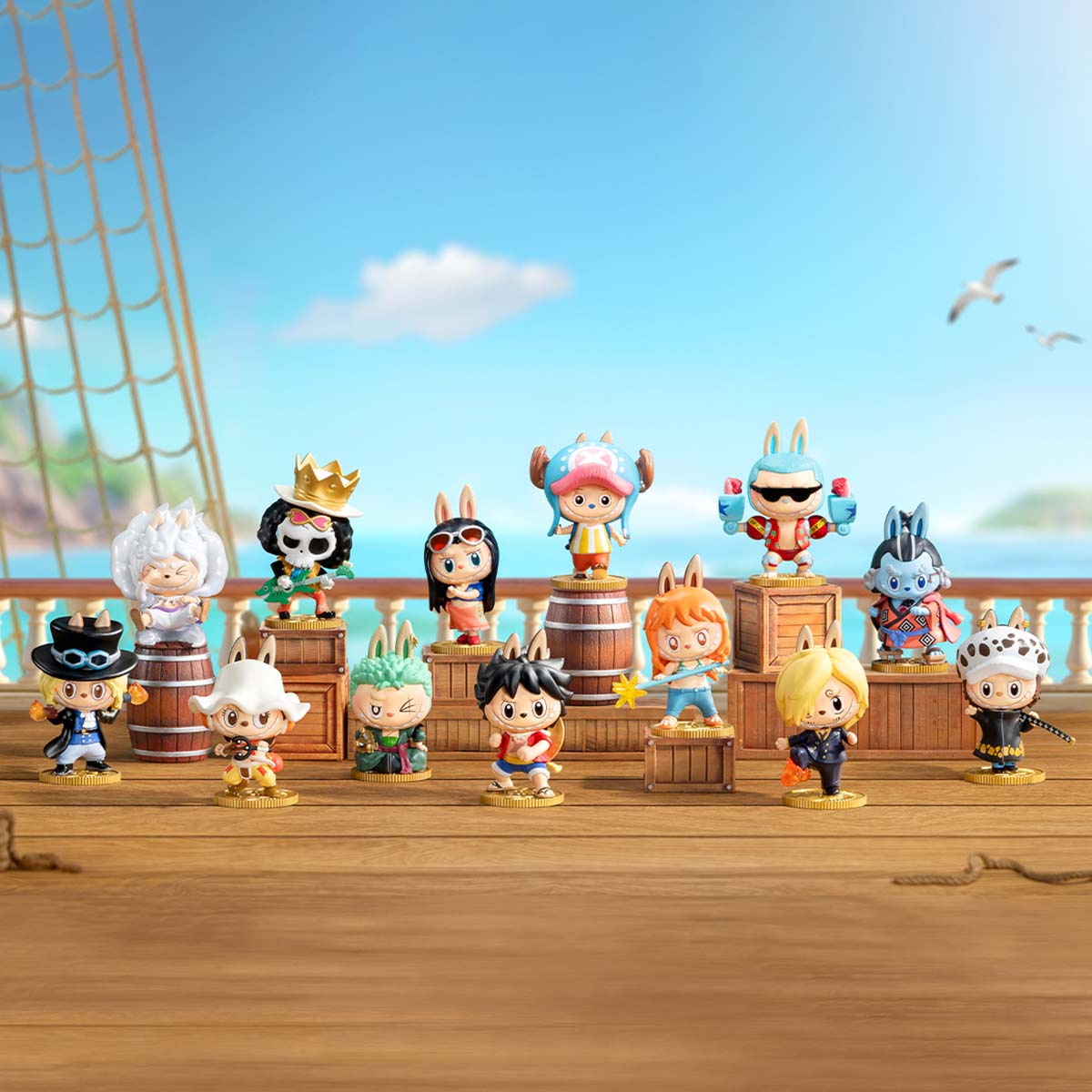 POP MART LABUBU THE MONSTERS × One Piece Series Figures Blind Box (1 Blind Box) Main image
