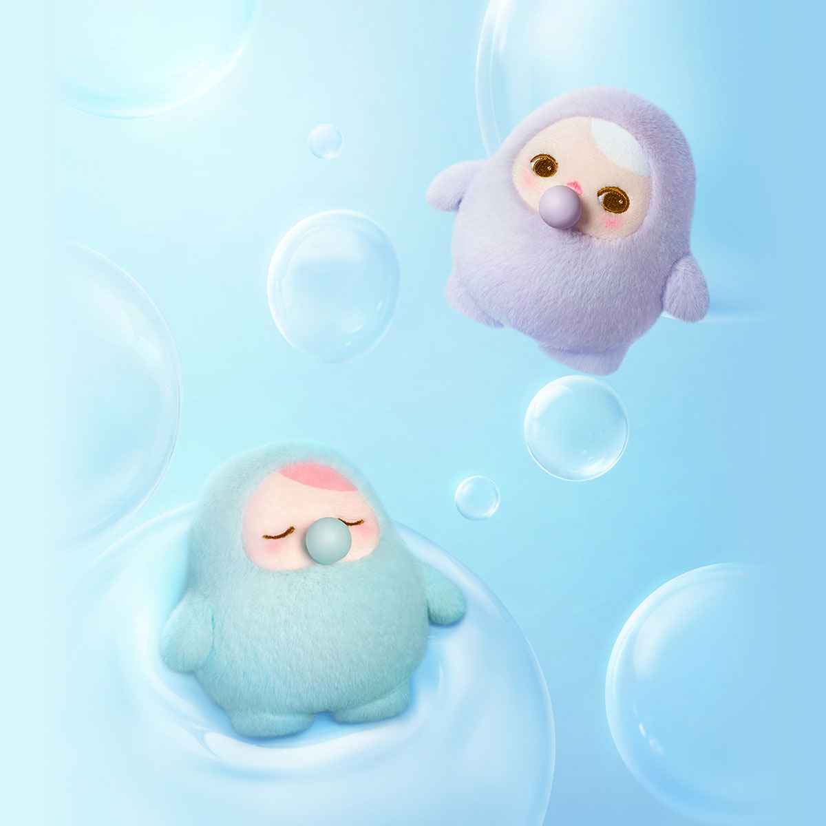 [In Stock] POPMART PUCKY BEANIE BUBBLE UP SERIES-Plush Pendant Blind Box (SEALED)