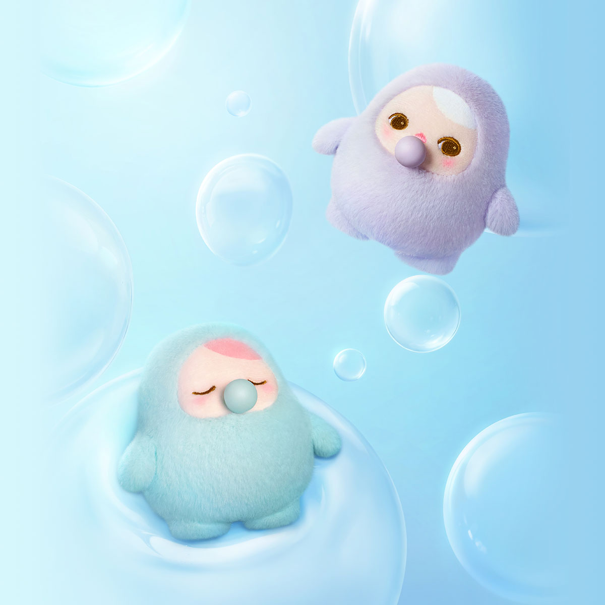 [In Stock] POPMART PUCKY BEANIE BUBBLE UP SERIES-Plush Pendant Blind Box (SEALED)