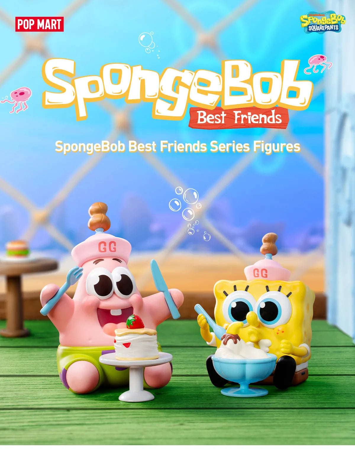 [In Stock] POPMART SpongeBob Best Friends Series Figures Blind Box