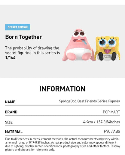 [In Stock] POPMART SpongeBob Best Friends Series Figures Blind Box