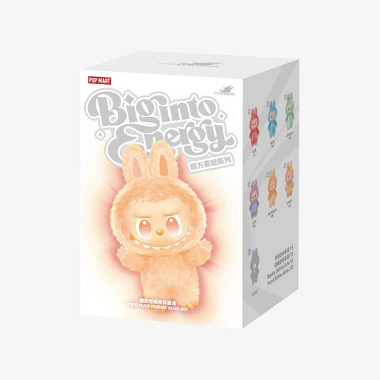 [In Stock] POPMART Big into Energy Series-Vinyl Plush Pendant Blind Box Labubu Single Sealed Blind Box