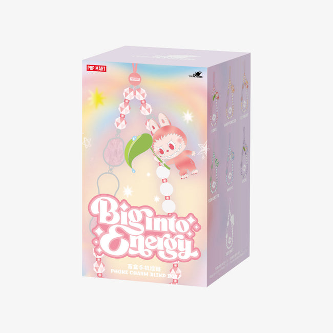 [In Stock] POPMART Big into Energy Series-Phone Charm Blind Box Labubu (SEALED) Hover Image
