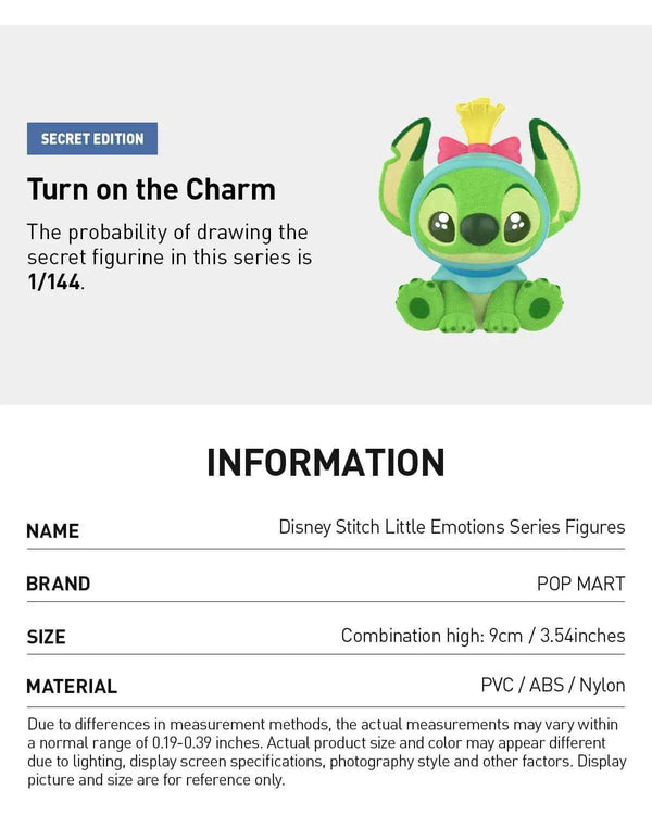 [IN STOCK] POPMART Disney Stitch Little Emotions Series Figures