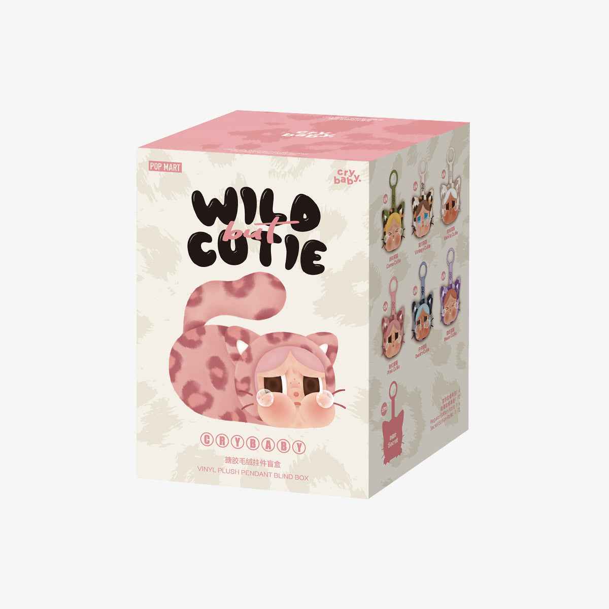 [IN STOCK] POPMART CRYBABY Wild but Cutie Series - Vinyl Plush Pendant Blind Box Single Sealed Blind Box