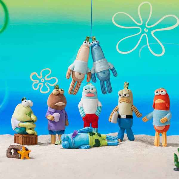 [In Stock] POPMART SPONGEBOB Bikini Bottom Buddies - Whimsical Plush Series Blind Box