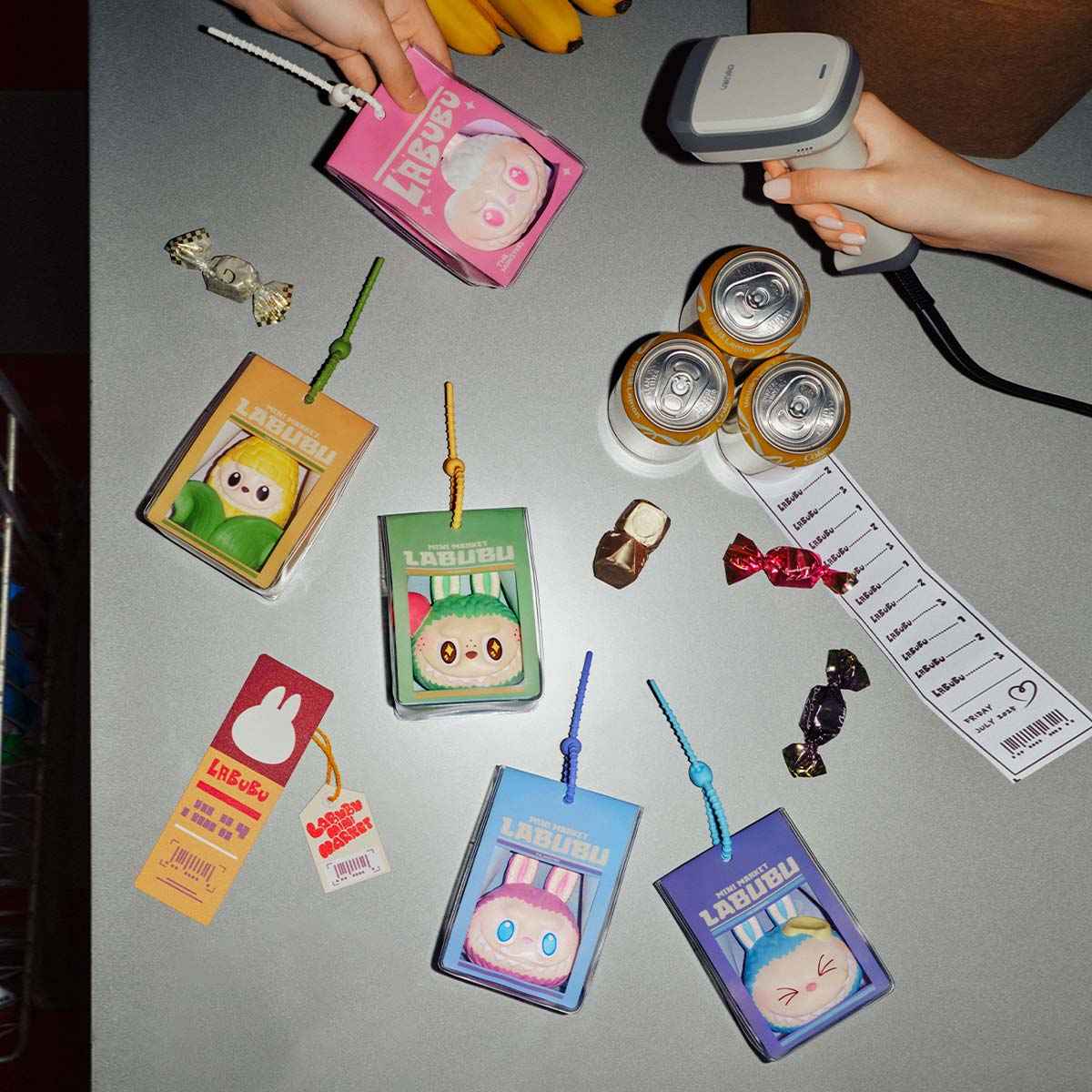 [In Stock] POPMART Wacky Mart Series-Pinch Pendant Squishy Charm Blind Box (SEALED)