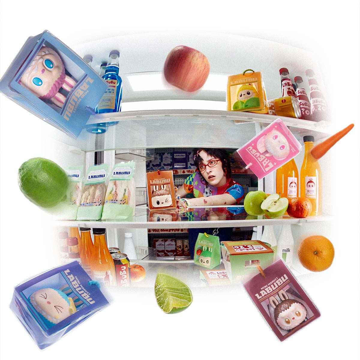 [In Stock] POPMART Wacky Mart Series-Pinch Pendant Squishy Charm Blind Box (SEALED)