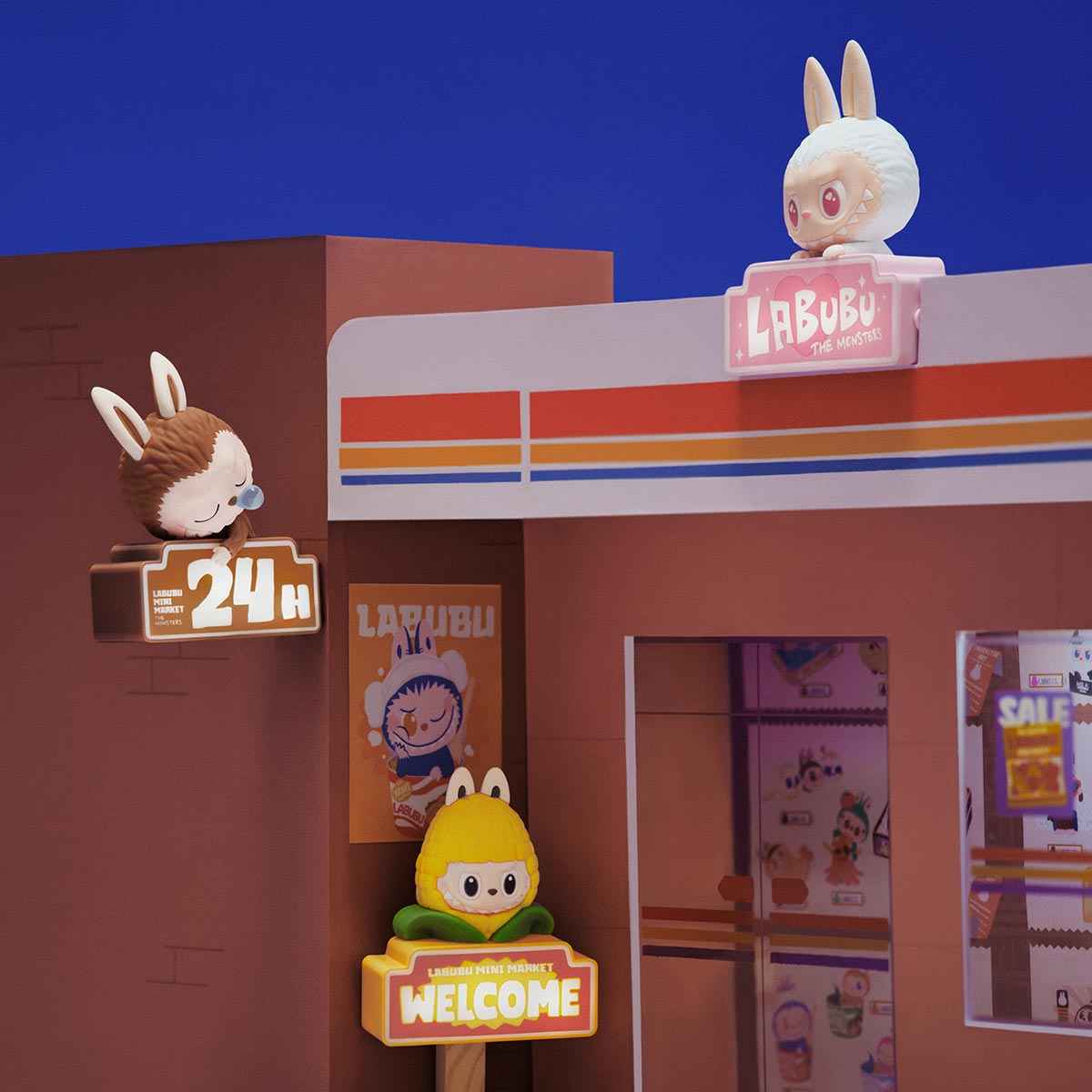 [In Stock] POPMART Wacky Mart Series-Fridge Magnet Blind Box (SEALED)