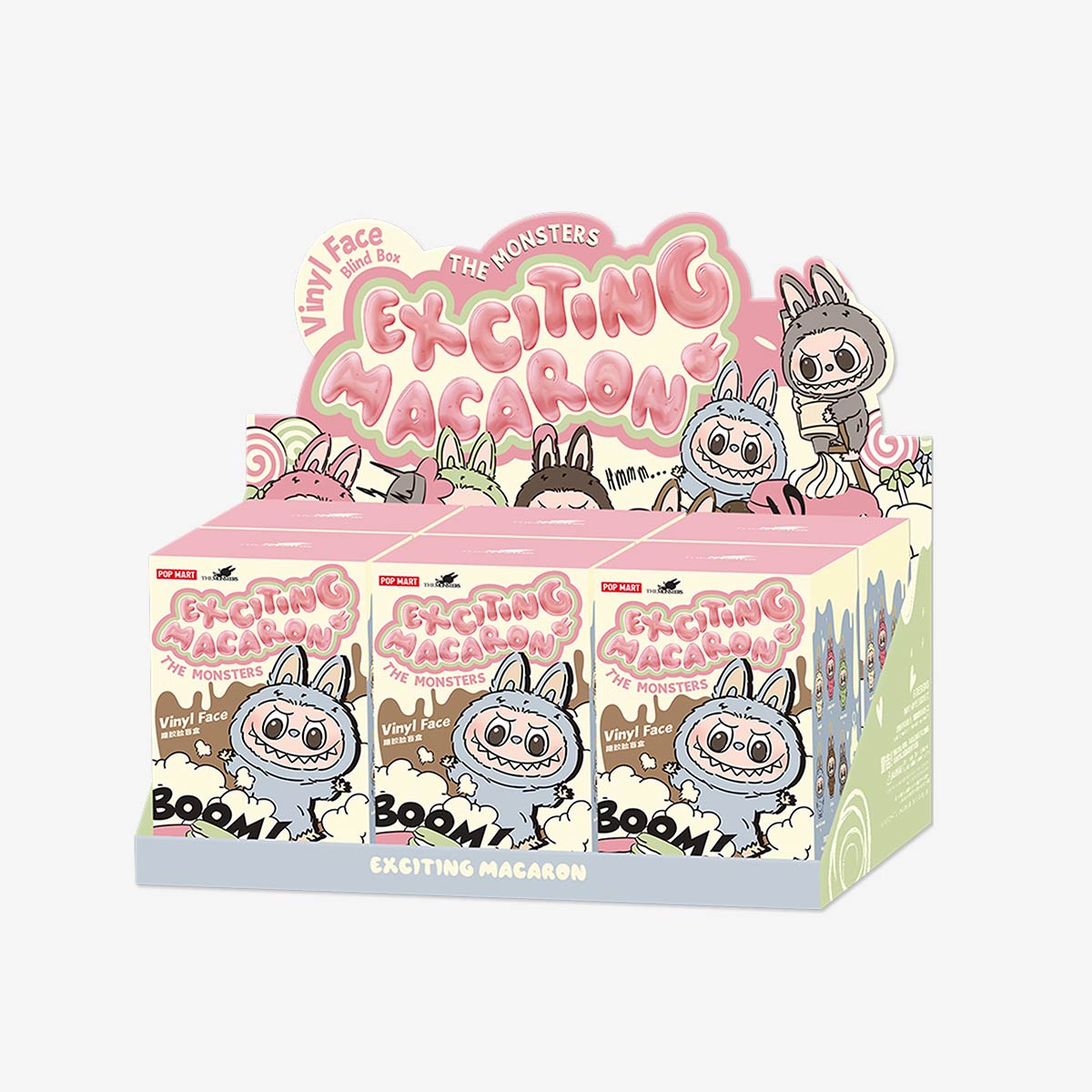 Labubu THE MONSTERS - Exciting Macaron Vinyl Face Blind Box