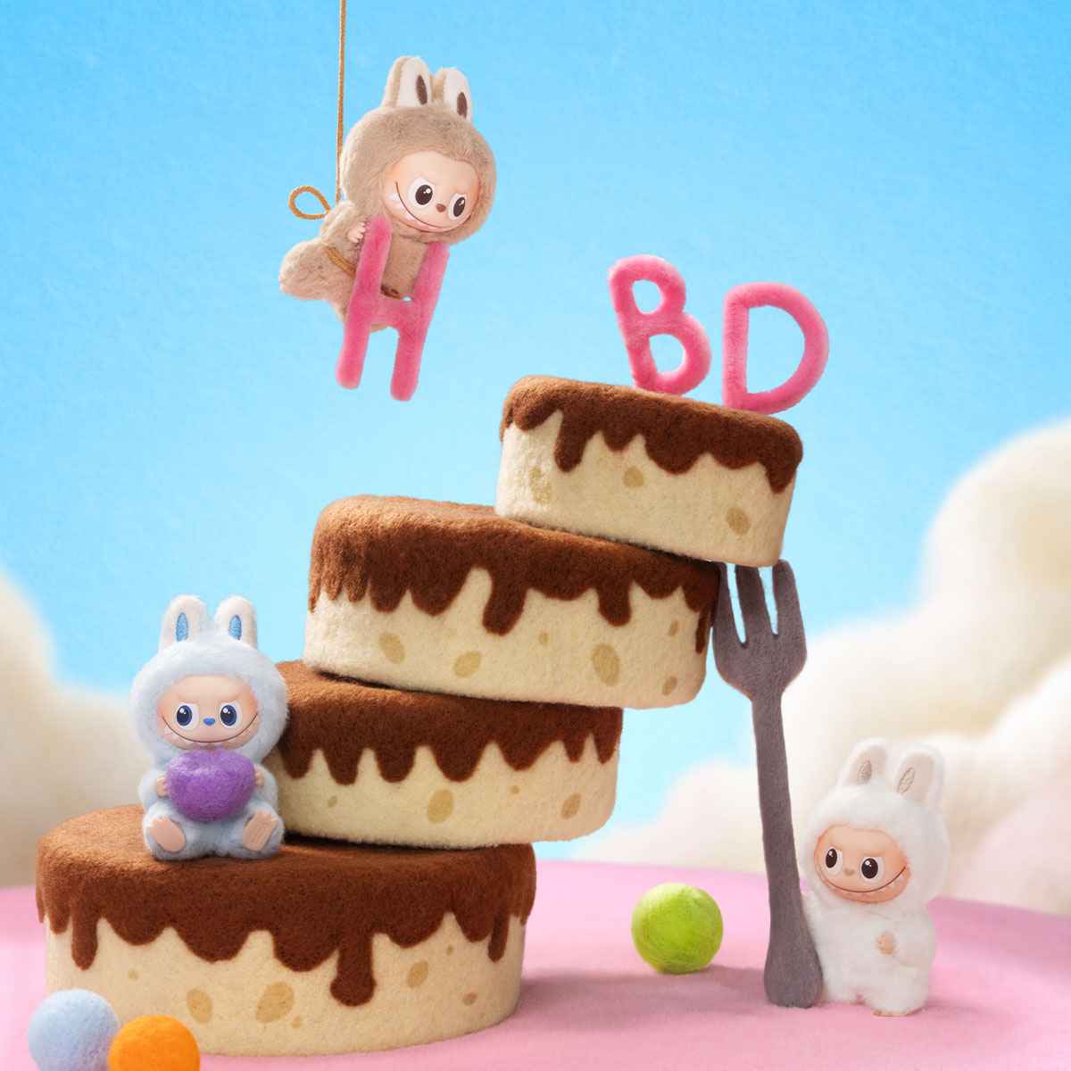 [CHOOSE YOUR LETTERS OPTION!] [IN STOCK] POPMART Labubu Pin for Love