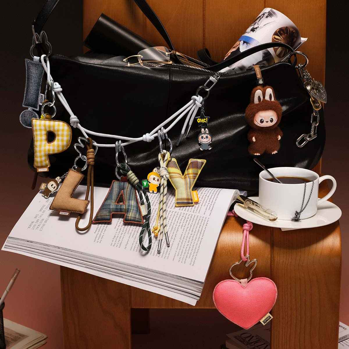 [CHOOSE YOUR LETTERS OPTION!] [IN STOCK] POPMART Pin for Love Series- Letter PENDANT Blind Box