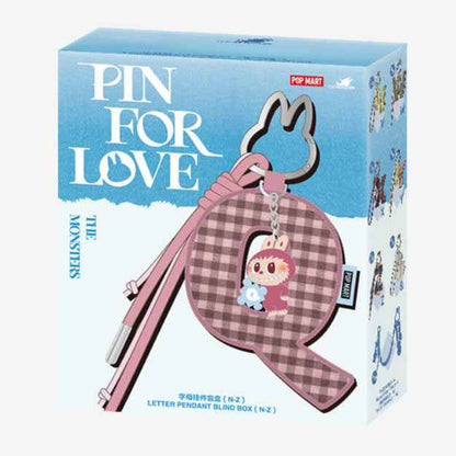[CHOOSE YOUR LETTERS OPTION!] [IN STOCK] POPMART Pin for Love Series- Letter PENDANT Blind Box Single Sealed Blind Box (from N to Z Set)