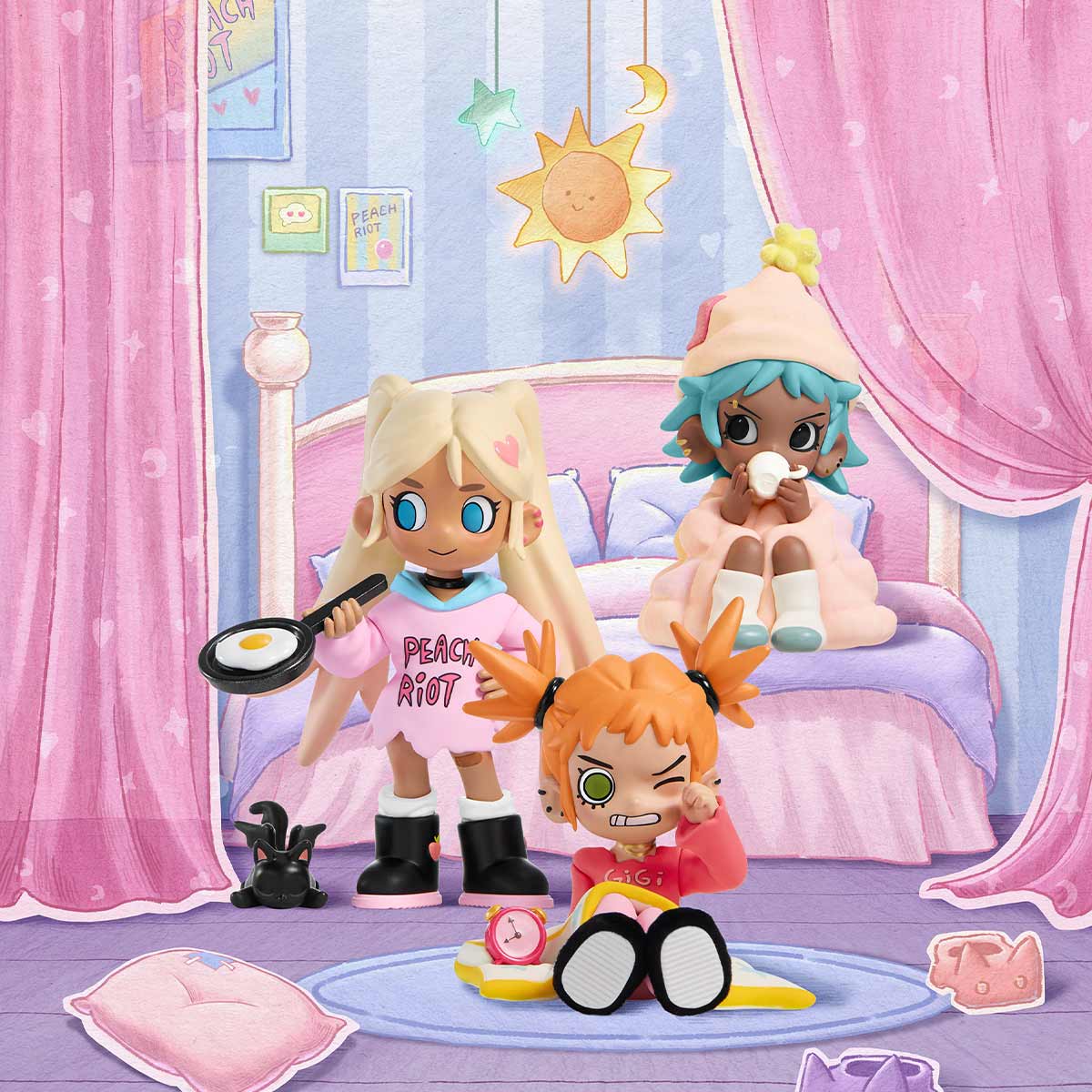 Lil Peach Riot Sleepover Series Figures Blind Box Main image