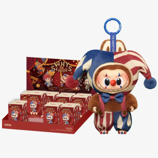 (In Stock) POPMART WHY SO SERIOUS Series-Vinyl Plush Pendant Blind Box Hover Image