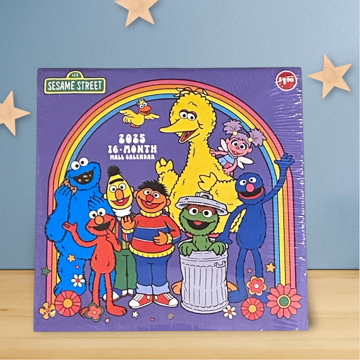 Sesame Street 2025 16-Month Wall Calendar