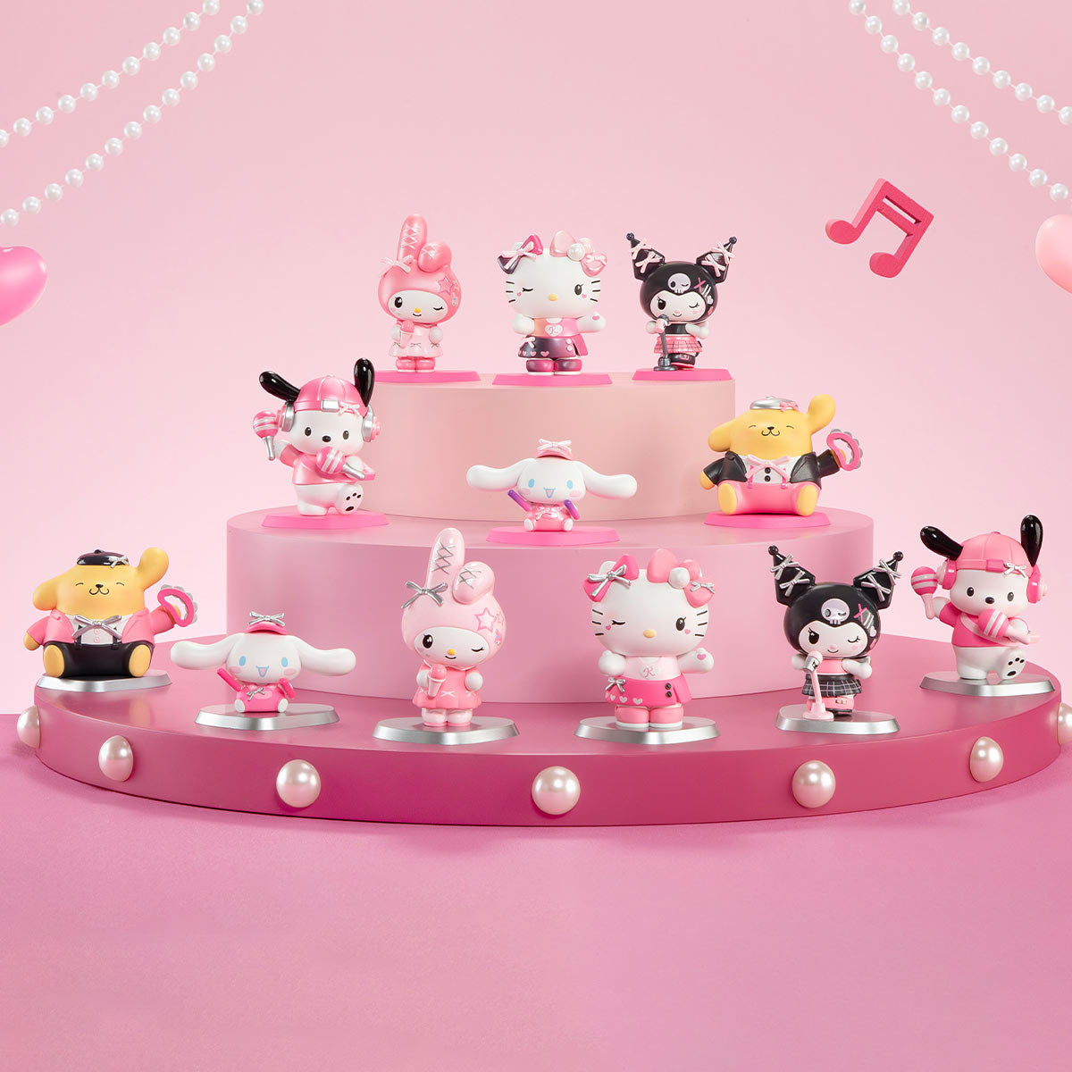 Hello Kitty and Friends Pink Party Series Blind Box Figure | POP MART Main image