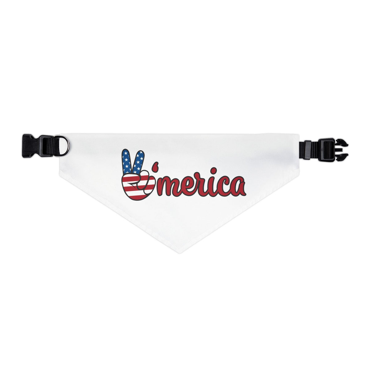 Stars and Stripes Patriotic Dog Bandana