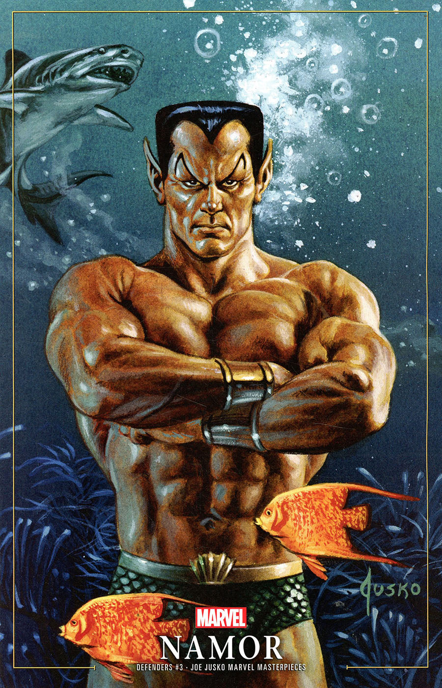 DEFENDERS #3 (OF 5) JUSKO MARVEL MASTERPIECES VAR (10/06/2021) Main image