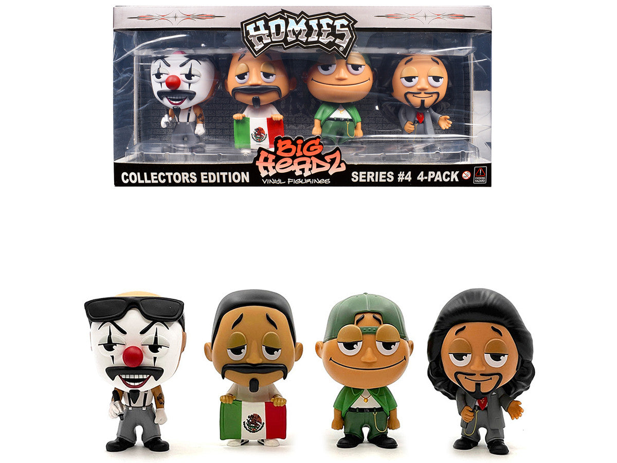 Homies - "Homies Big Headz" Series 4 Collector's Edition 4-Pack of Figures by Homies Main image