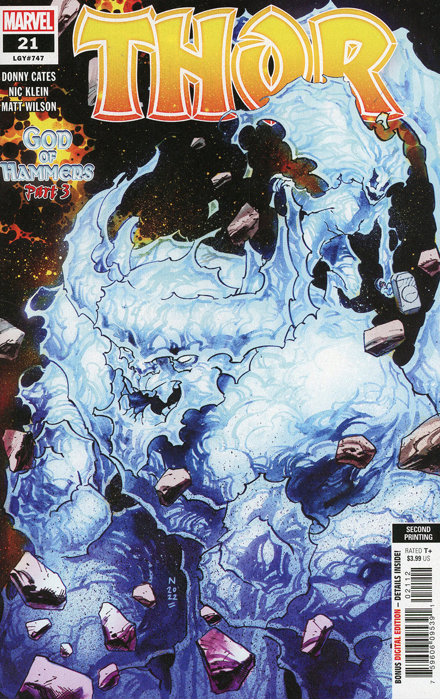 THOR 21 KLEIN 2ND PRINTING VARIANT (03/02/2022) Main image