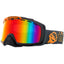 Motorfist 110 Octane Goggle - Orange - Red Mirrored Tangerine