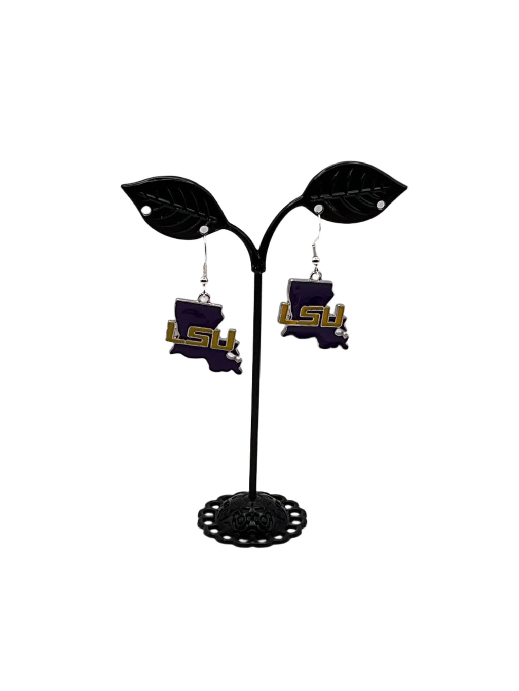 LSU football earrings