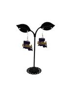 LSU football earrings