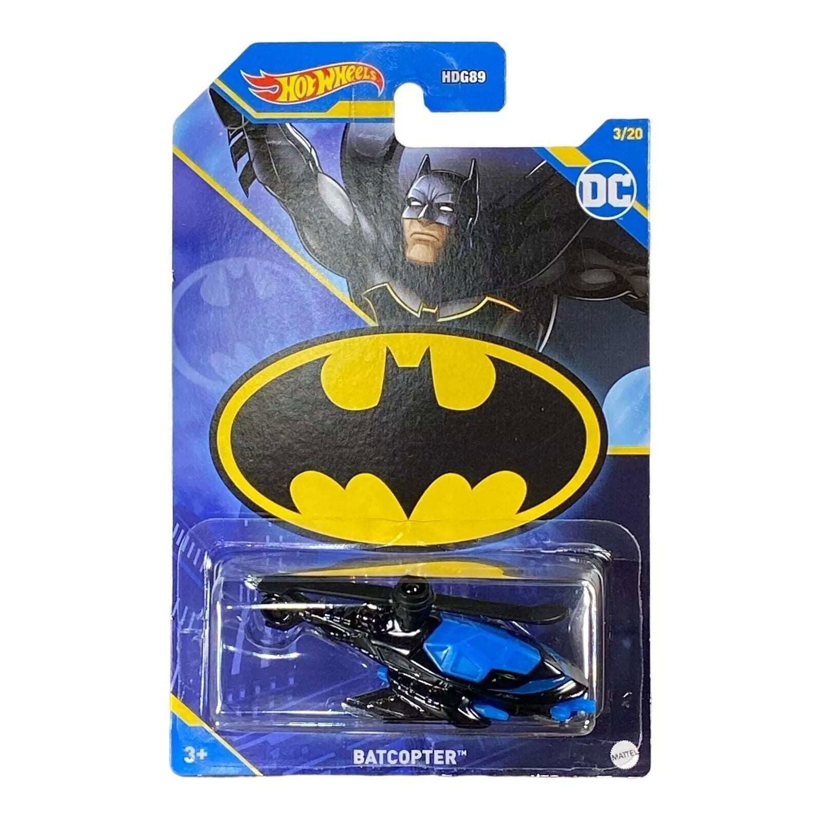 Hot Wheels Batcopter - Batman Series 3/20 - Collectors World Toys