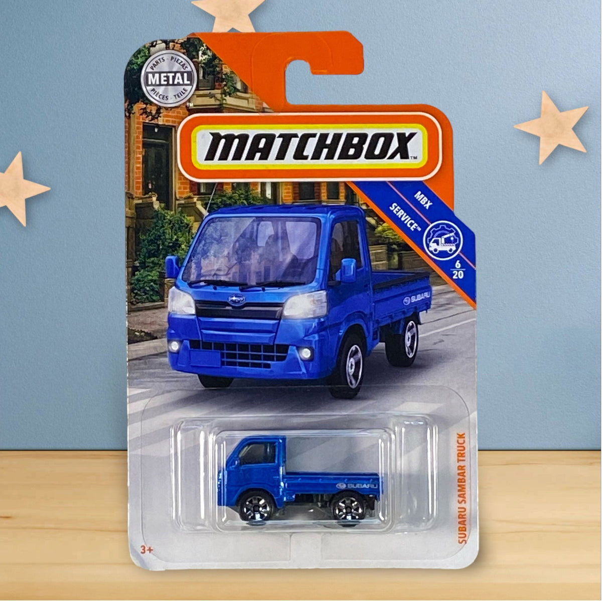 Matchbox Subaru Sambar Truck - MBX Service Series 6/20 - Collectors World Toys