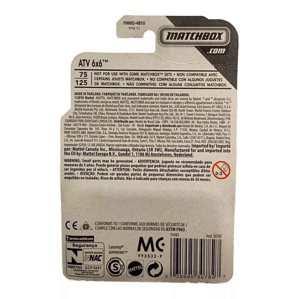 Matchbox ATV 6x6 - MBX Off-Road Series 3/20