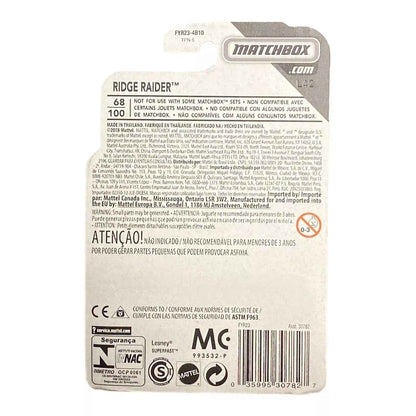 Matchbox Ridge Raider - Matchbox Off-Road Series 18/20