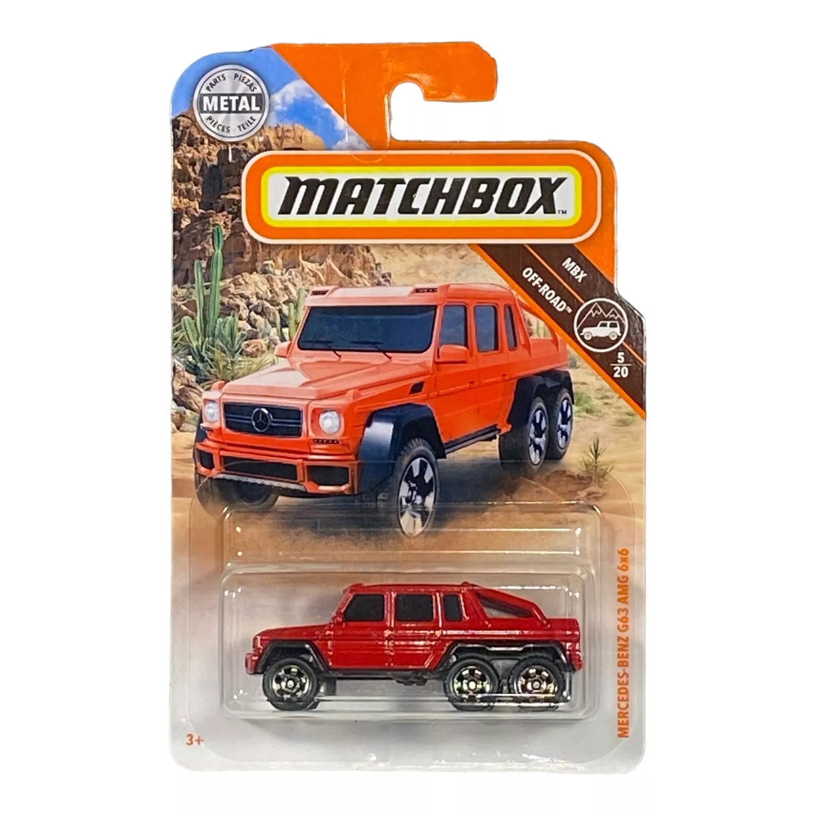 Matchbox Mercedes-Benz G63 AMG 6x6 - Matchbox Off-Road Series 5/20 - Collectors World Toys