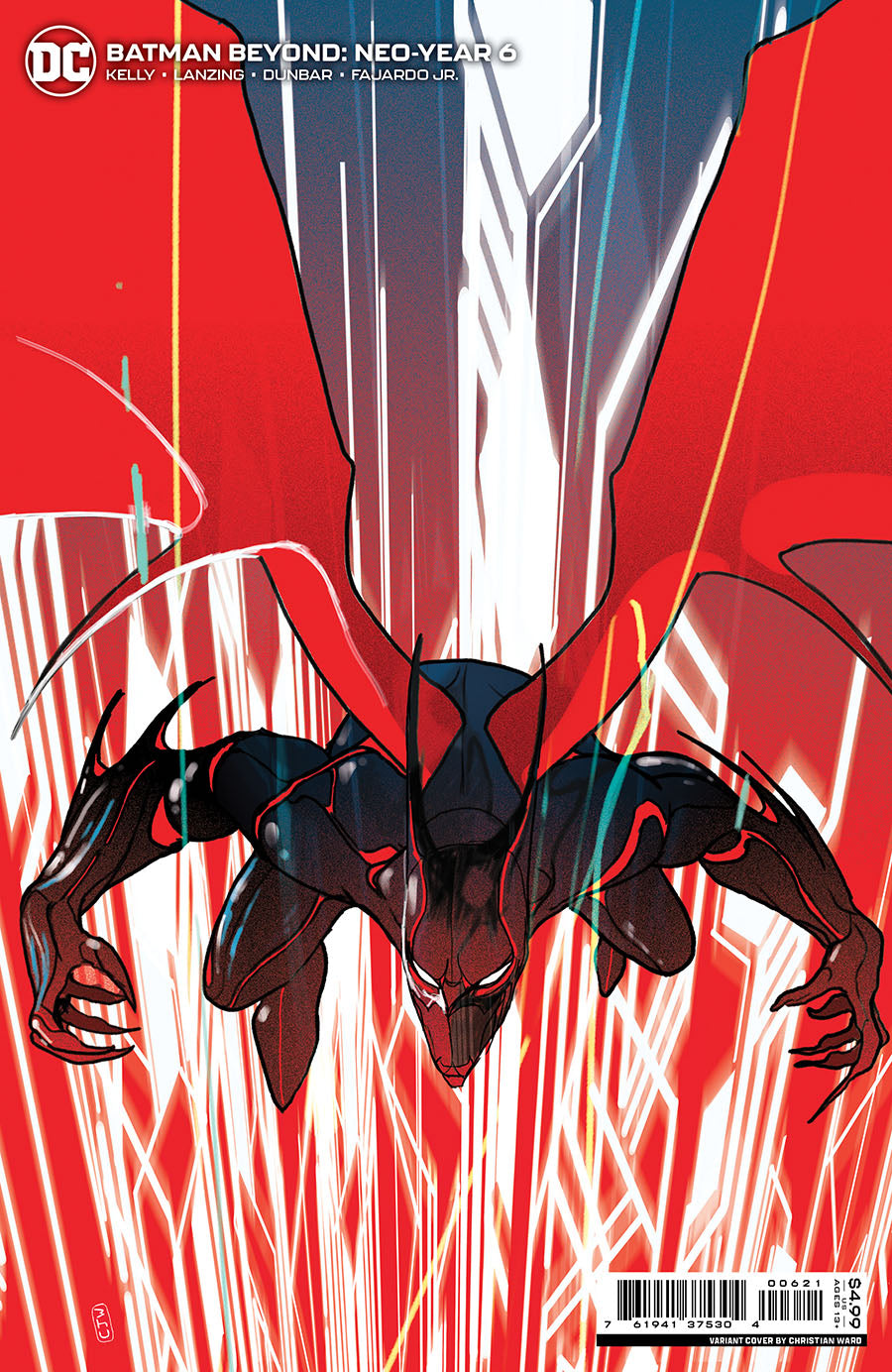BATMAN BEYOND NEO-YEAR #6 (OF 6) CVR B CHRISTIAN WARD CARD STOCK VAR (09/07/2022) Main image