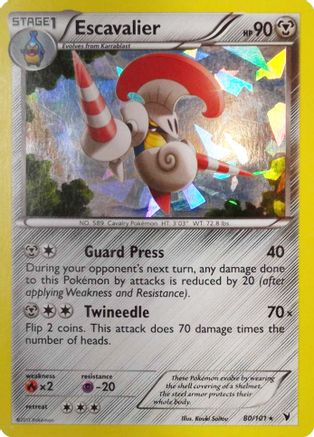 Escavalier 080/101 - Deck Exclusives - Holofoil