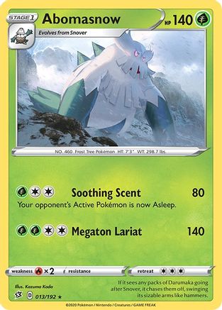 Abomasnow 013/192 - SWSH02 Rebel Clash Main image