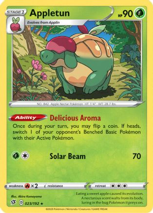 Appletun 023/192 - SWSH02 Rebel Clash Holofoil Main image