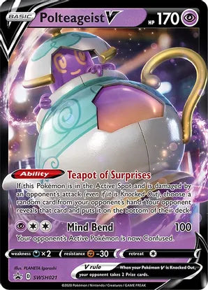 Pokemon: Polteageist V Promo SWSH021 - Near Mint Main image