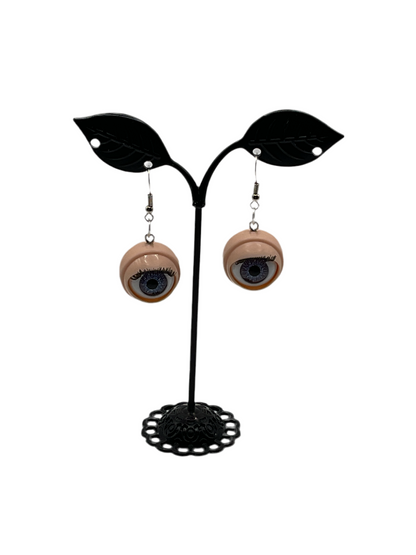 Closing Eye ball earrings