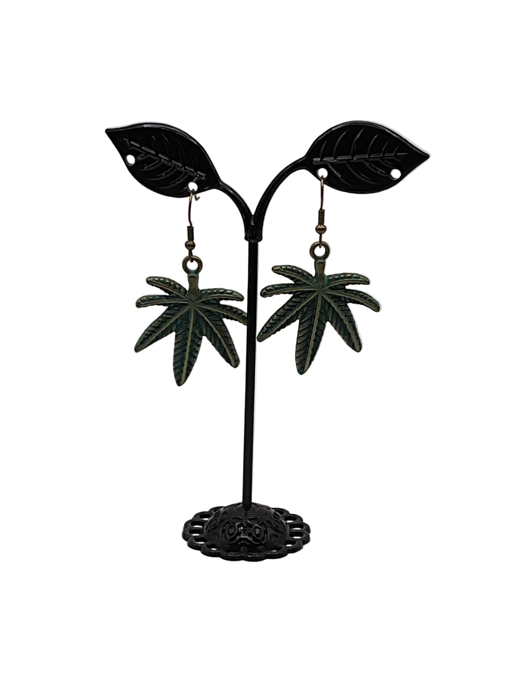 Weed earrings