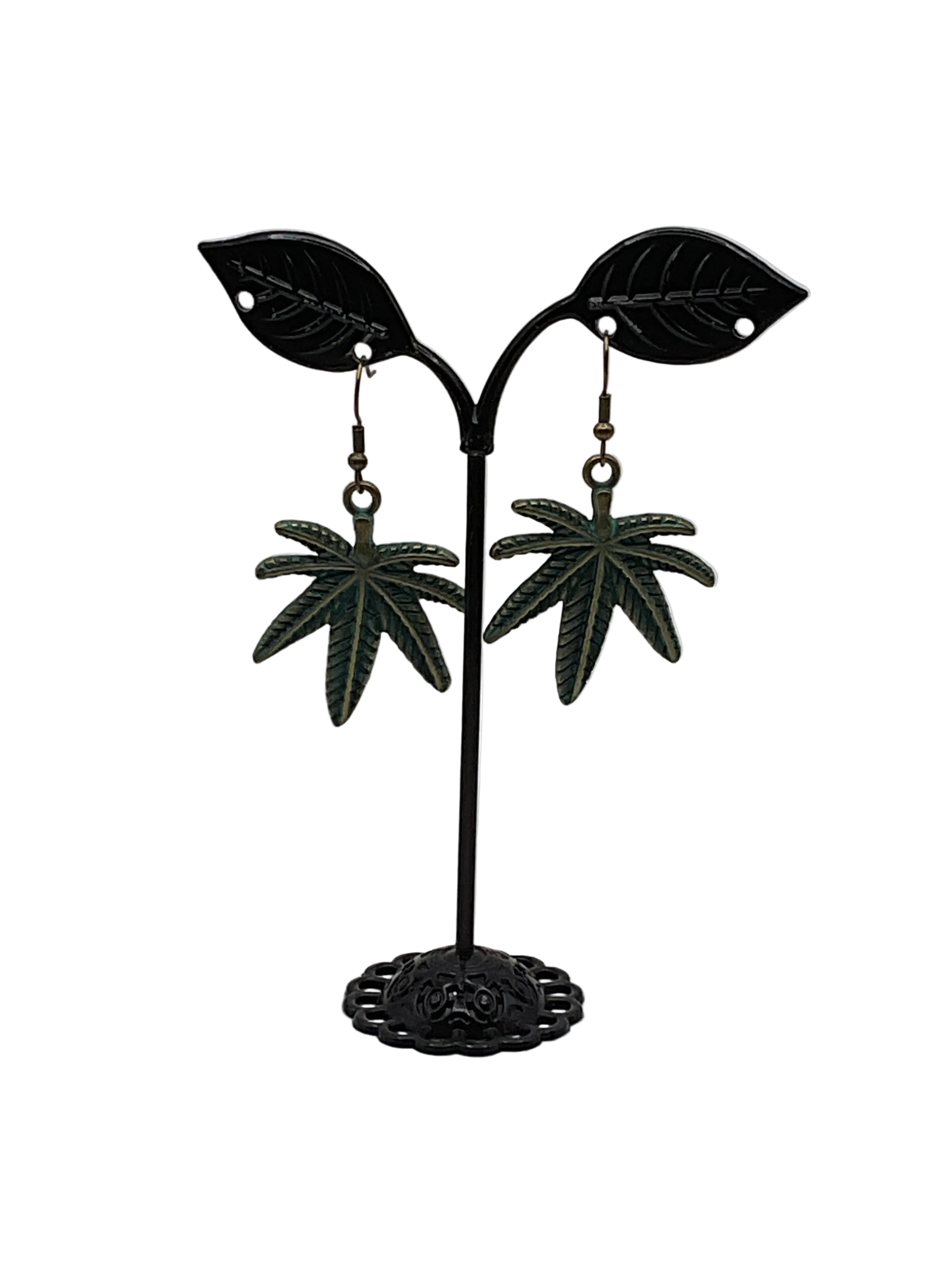 Weed earrings