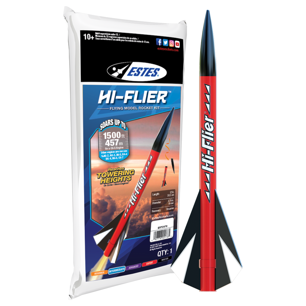Estes Rockets - Hi-Flier Model Rocket Kit, Skill Level 1