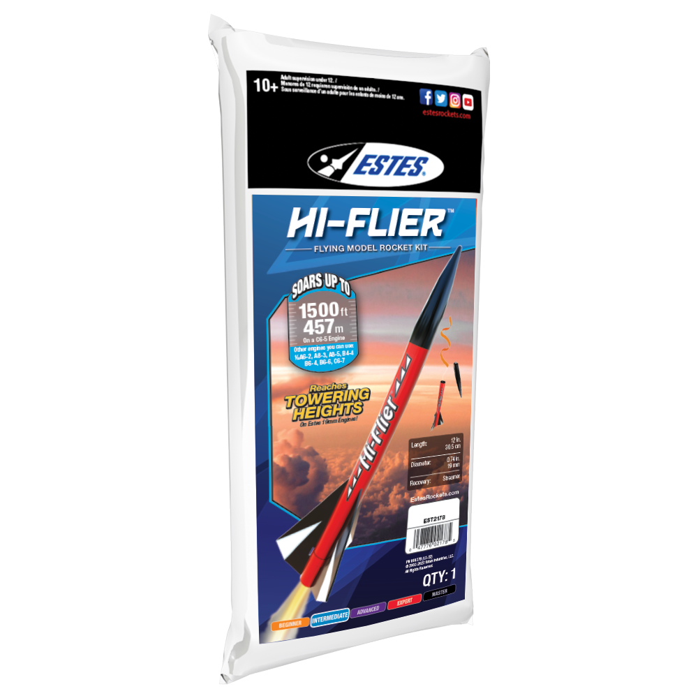 Estes Rockets - Hi-Flier Model Rocket Kit, Skill Level 1