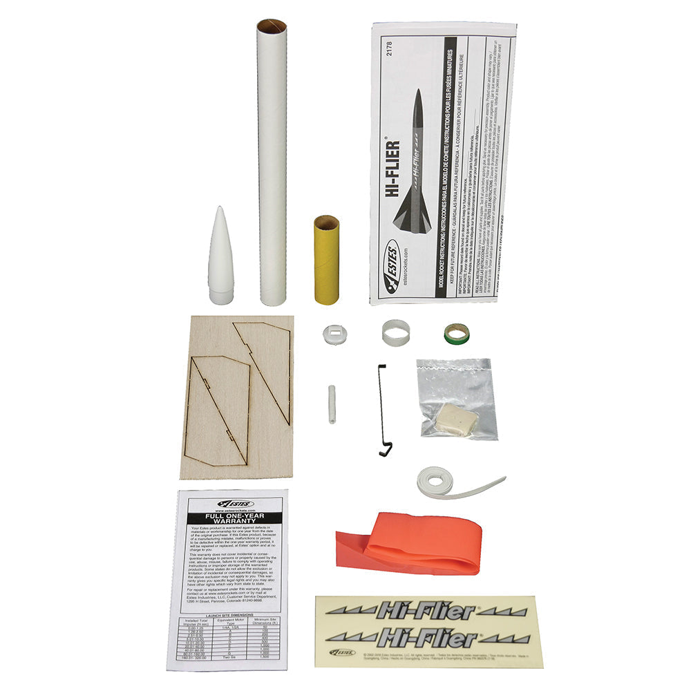 Estes Rockets - Hi-Flier Model Rocket Kit, Skill Level 1