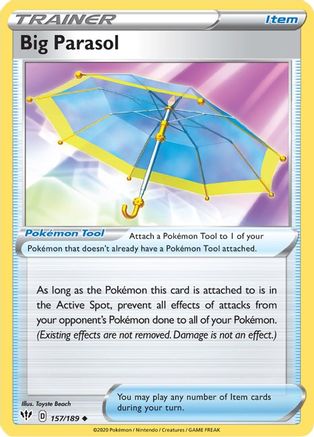 Big Parasol 157/189 - SWSH03 Darkness Ablaze Main image