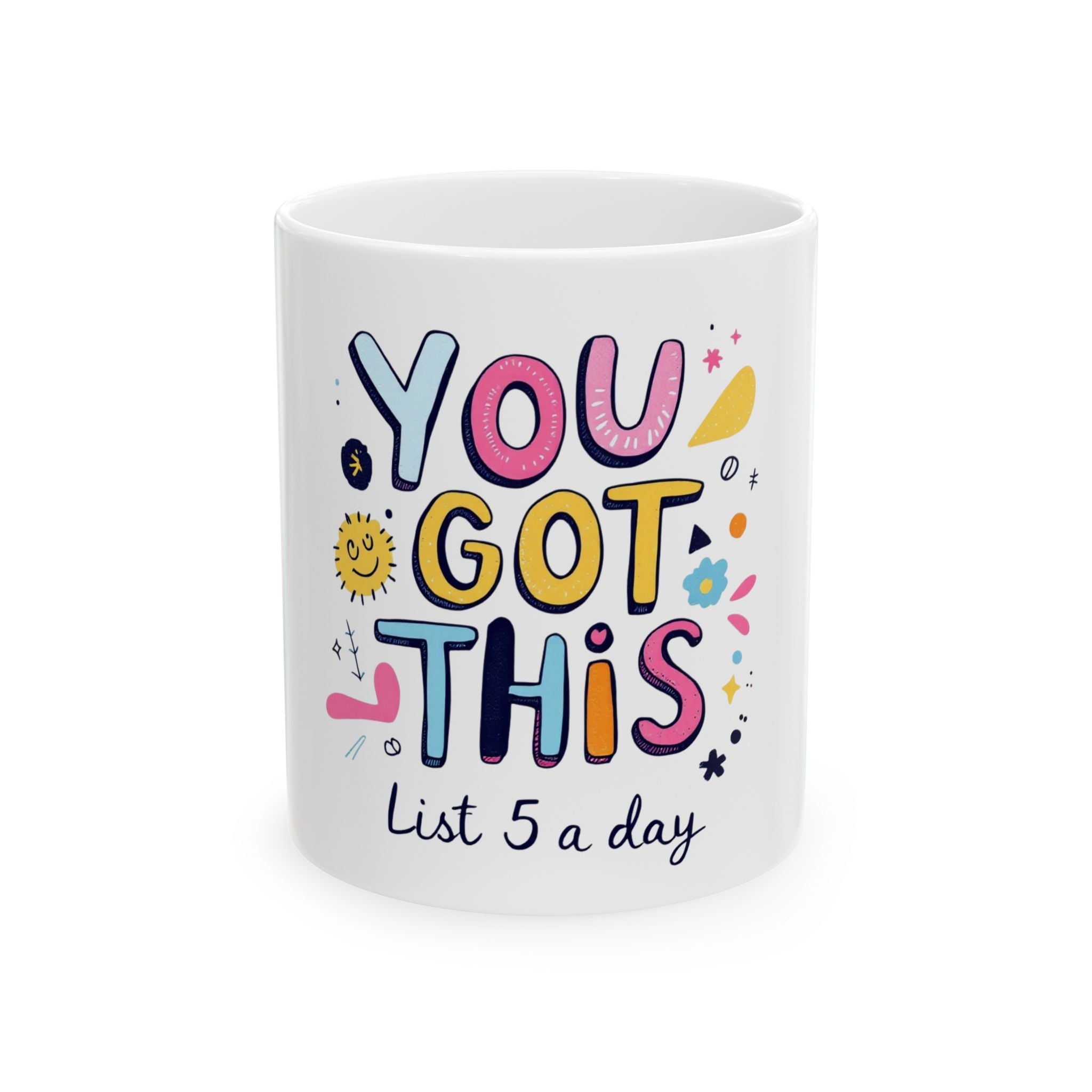 Motivational Listing Ceramic Mug