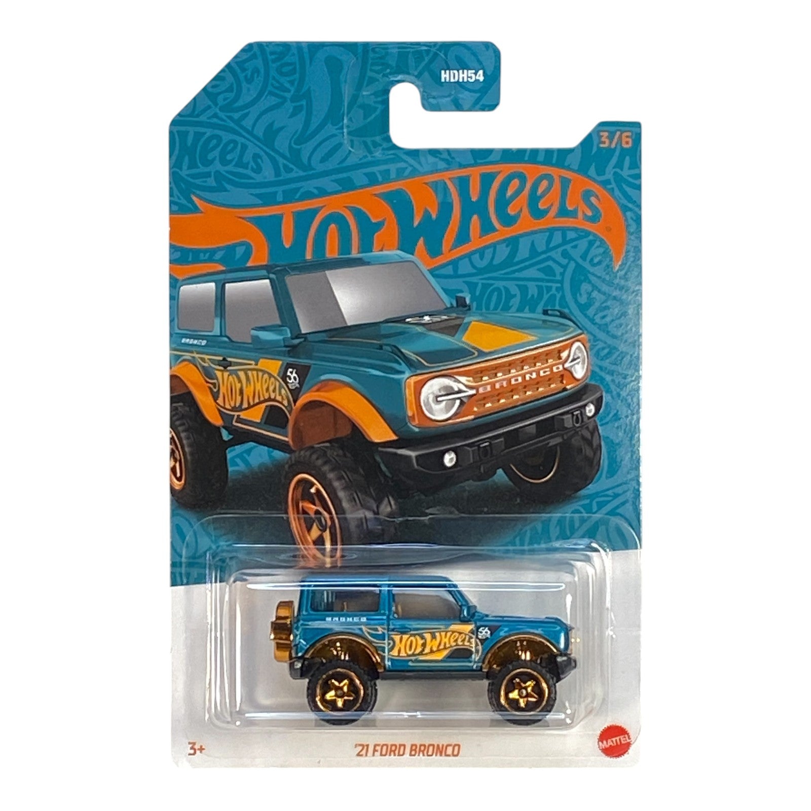 Hot Wheels '21 Ford Bronco - Pearl and Chrome 56th Anniversary 3/6