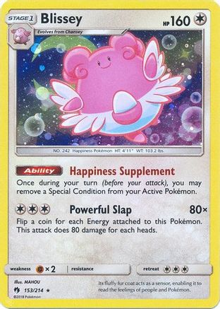 Blissey (Cosmos Holo) 153/214 - Miscellaneous Cards & Products Holofoil