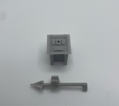 Vintage Harpoon Block Set Kenner Star Wars Snowspeeder Repro Replacement Part