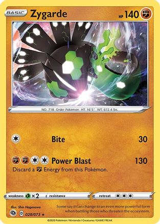 Zygarde 028/73 - Champions Path Holofoil Main image